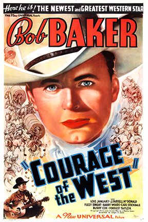 Courage of the West (1937) starring Bob Baker on DVD on DVD